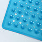 Large Non Slip Shower Mat with Drain Holes Square Shower Mat