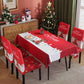 Christmas Tablecloth with 4 Chair Cover-Christmas reindeer