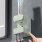 Electric Toothpaste Dispenser with Toothbrush Holders