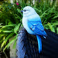 Realistic Bird Statue for Garden Flower Pot Decor