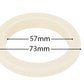 2 Pack 54mm Silicone Group Head Seal Gasket Compatible for Breville/Sage 870 878 880