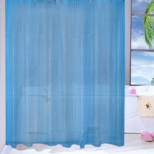 Shower Curtain PEVA Thickened Curtain Liner 180x180cm with Rustproof Grommets and Hooks