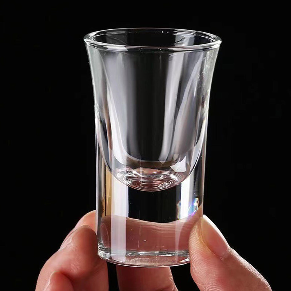 12 PCS Heavy Base Shot Glasses 30ml Thickened Glass Tumbler for Whiskey Vodka Tasting