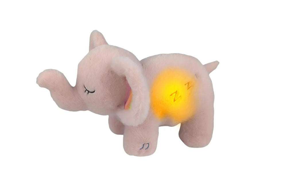 Breathing Light Glowing Music Sound Soothing Elephant Doll