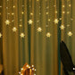 4m Curtain String Lights Waterproof Christmas Window Lights for Party Decorations