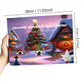 31 Days Christmas 3D Statues Advent Calendar with a Gnome Plush Toy