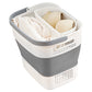 35L Collapsible Laundry Basket Clothes Hamper Washing Cleaning Organizer Bin