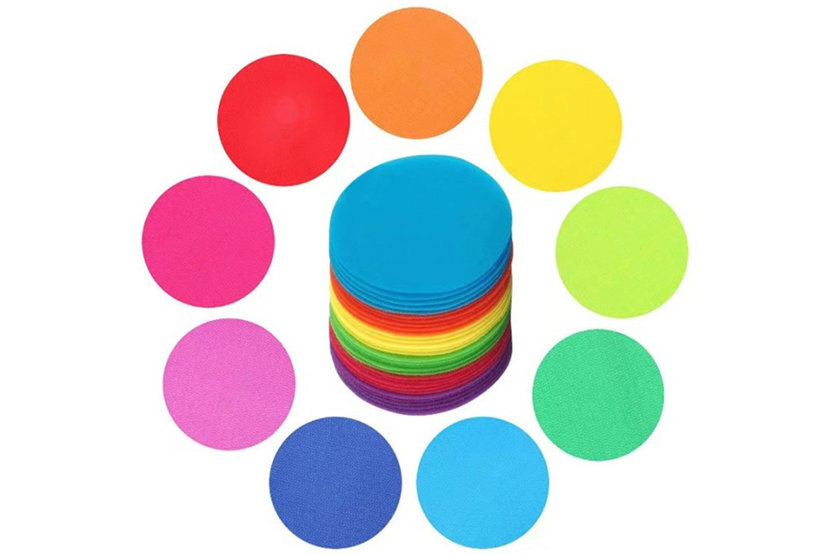 48PCS Carpet Spot Markers Sit Dot Circle Classroom Easy Teach Tool Game for Teachers