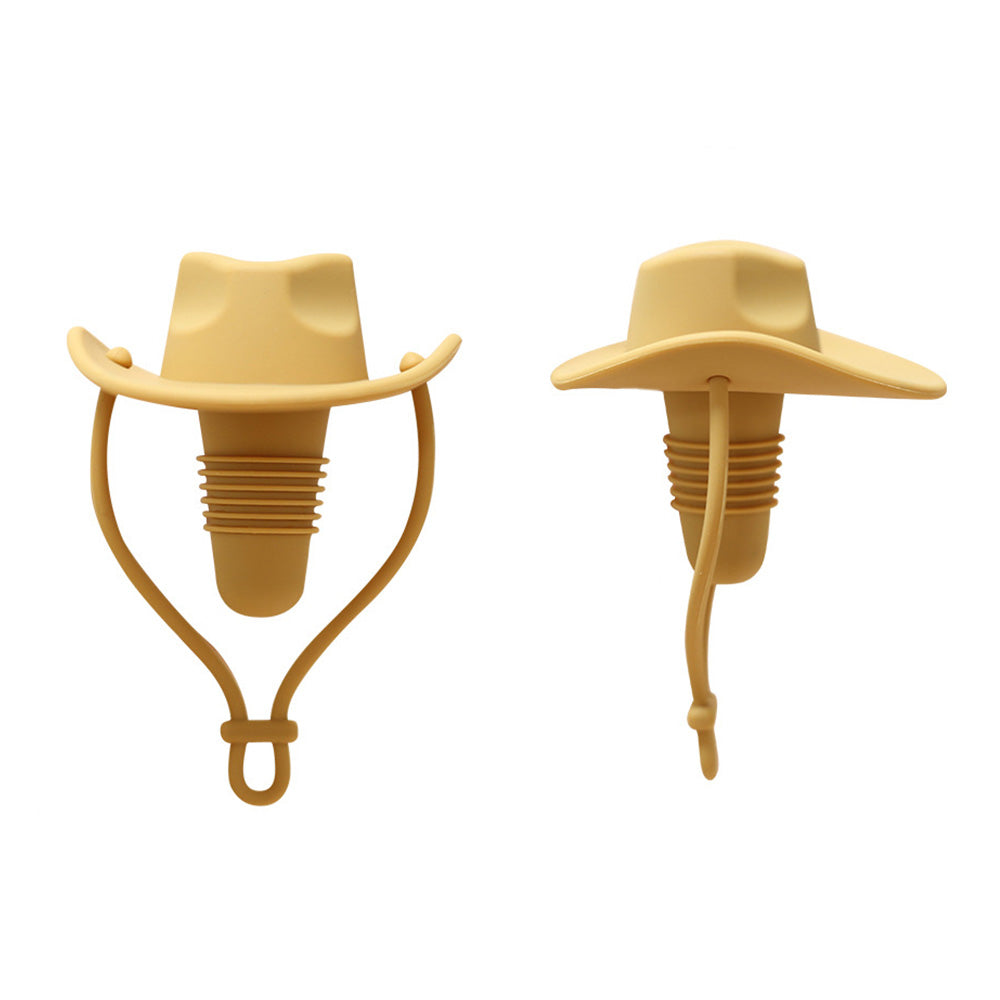 Western Cowboy Hat Silicone Wine Bottle Stopper Champagne Sealer