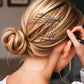 Hair Pins Set with Storage Box Bobby Pins & U Shaped Hair Clips Kit for Bun Updo Styling