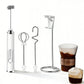 3 in 1 Milk Frother Electric Coffee Stirrers for Coffee Latte Oat Milk