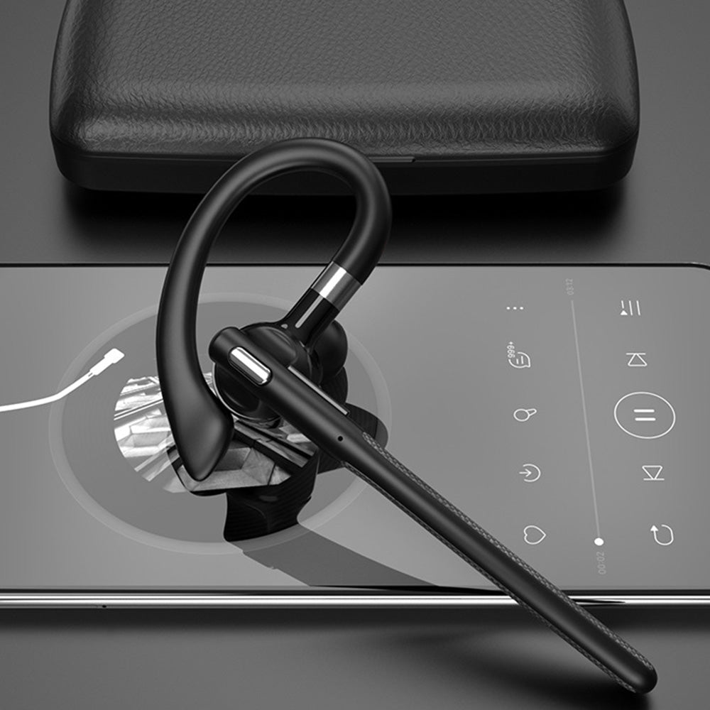 Bluetooth Headset Wireless Ear Hook Driving Earpieces Office Earphone with Mic