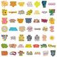 100pcs Motivational Stickers Pack Positive Quote Scarpbooking Laptop Cars