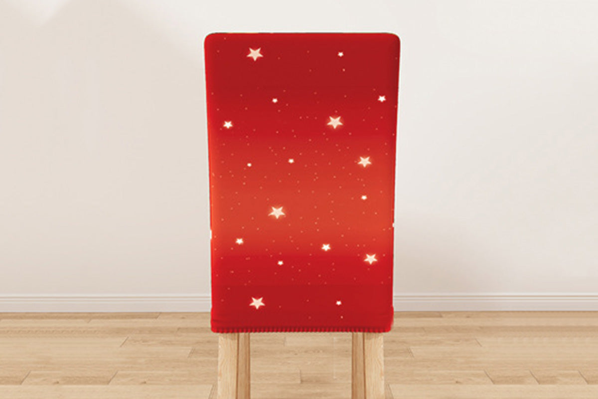 Christmas Chair Cover Slipcover for Dining Chairs for Christmas Parties and Holiday Decor