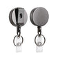 3 in 1 Retractable Key Chain Badge Holder ID Card Set for Keys Whistle