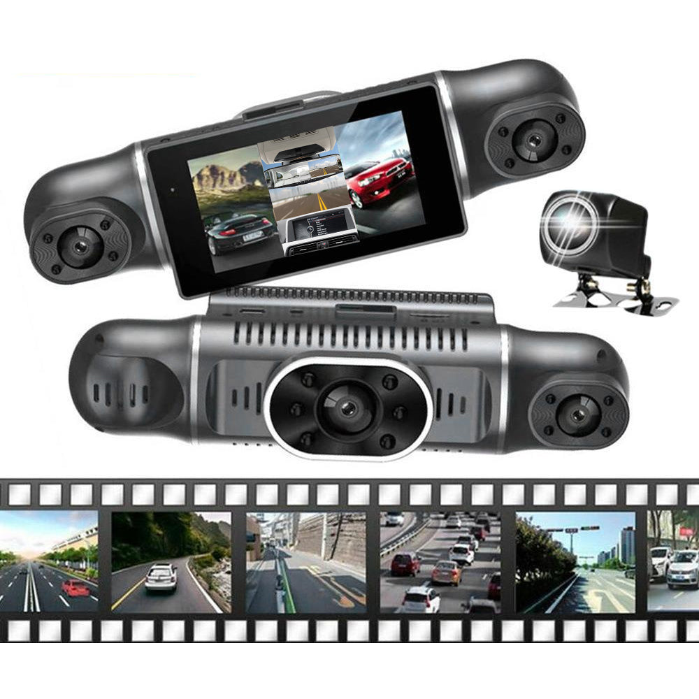 1080P HD 4 Channel Wifi Connection Car Dash Camera with 32GB Card