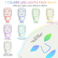 Silicone Skin Care Mask 7 Coloured LED Face Neck Spa Mask Light Therapy Tool Skin Tightening