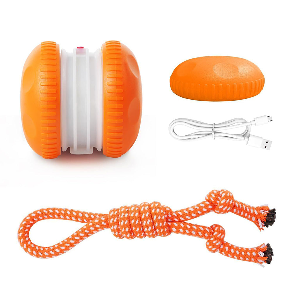 Interactive Pet Rolling Ball Toy Rechargeable Automatic Play Ball for Cats and Dogs