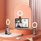 3 Colour Dimmable Rotatable 5 inch LED Ring Light Phone Holder Roundel Stand