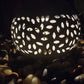2Pcs Hollowed Shadow Outdoor Solar Lamp