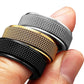 Titanium Steel Spinner Ring Set Silver Black Gold Relaxing Rotating Rings