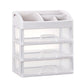 Clear 3 Tiers Cosmetic Storage Drawers
