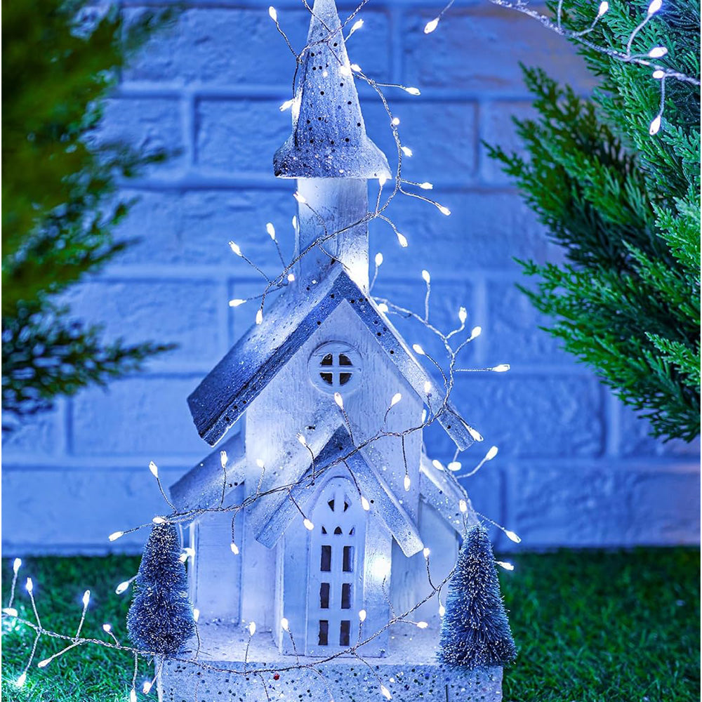 Solar String Lights Outdoor Waterproof Fairy Lights for Patio Balcony-Style 2