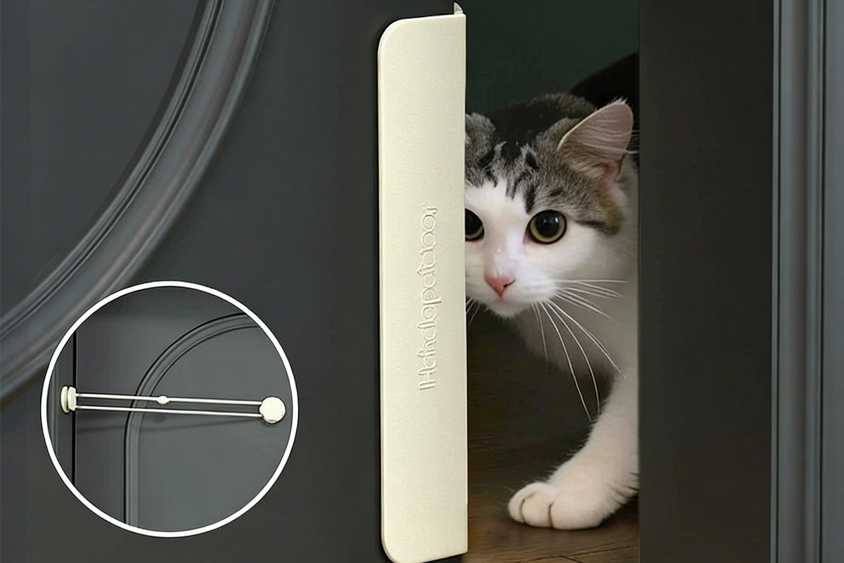 No Drill Pet Door Opener Automatic Easy Installation for Cats and Dogs