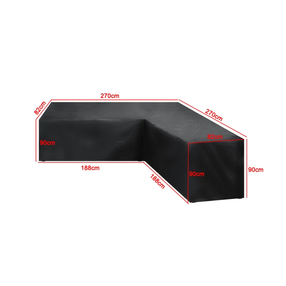 Waterproof L-Shape Outdoor Furniture Cover Waterproof Outdoor Sectional Cover
