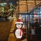 Christmas Yard Sign with Stakes Light Up Yard Sign Indoor Outdoor Decor-Penguin
