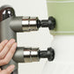 Dual Heads Massage Gun 6-Speed Deep Tissue Muscle Relax Massager with Extra 3 Pairs Replacement Heads