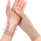 2 Pack Breathable Wrist Support Gloves Nylon Gloves for Daily Activities Computer Typing Sports-Beige