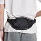 Waist Bag With 3 Zipper Pockets Crossbody Bag Unisex Large Fanny Pack For Travel Holiday