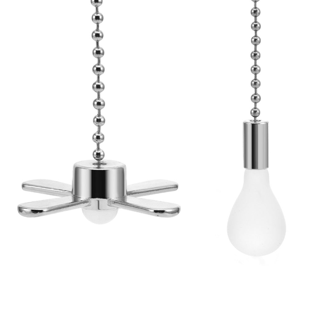 Ceiling Fan Light Bulb Pull Chain Beaded Ball Extension Connector Decor