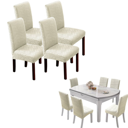 4Pcs Stretch Dining Chair Cover Chair Slipcover Dining Chair Protector