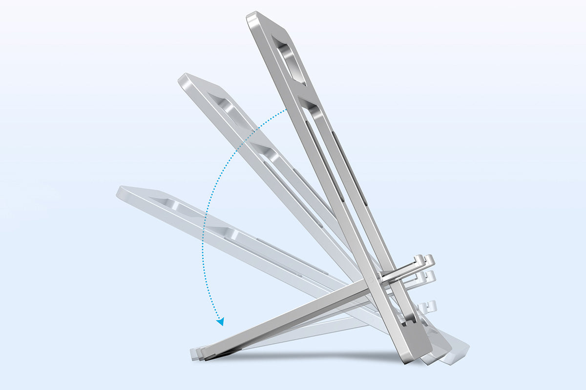 Foldable Aluminum Cell Phone Stand Portable Adjustable Holder for Desk and Travel