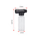 2Pcs 50mL Tee Bubble Bottle High-Pressure Power Car Washer Spray Nozzle Gun Bottle Accessory