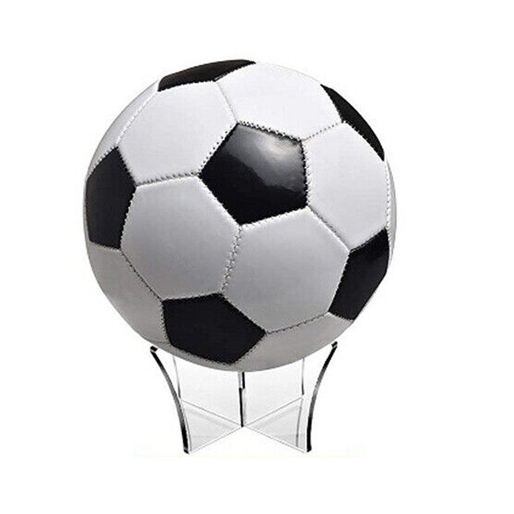 3Pcs Clear Acrylic Ball Stand for Display Rugby Basketball Football