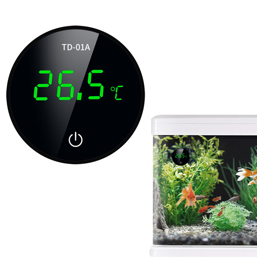 Fish Tank Digital Thermometer Aquarium Thermometer for Fish Axolotl Turtle Aquatic