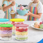 24oz 4 pack Creamy Ice cream Containers Cups and Lids for Ninja