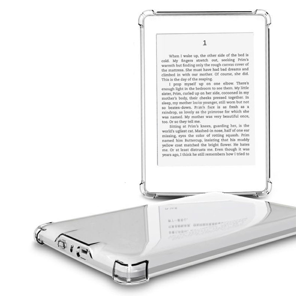 2Pcs Shockproof Crystal Clear Case Cover for Kindle Paperwhite 5M2L3EK/M2L4EK 11th 2021 or 2022 6 inch C2V2L3