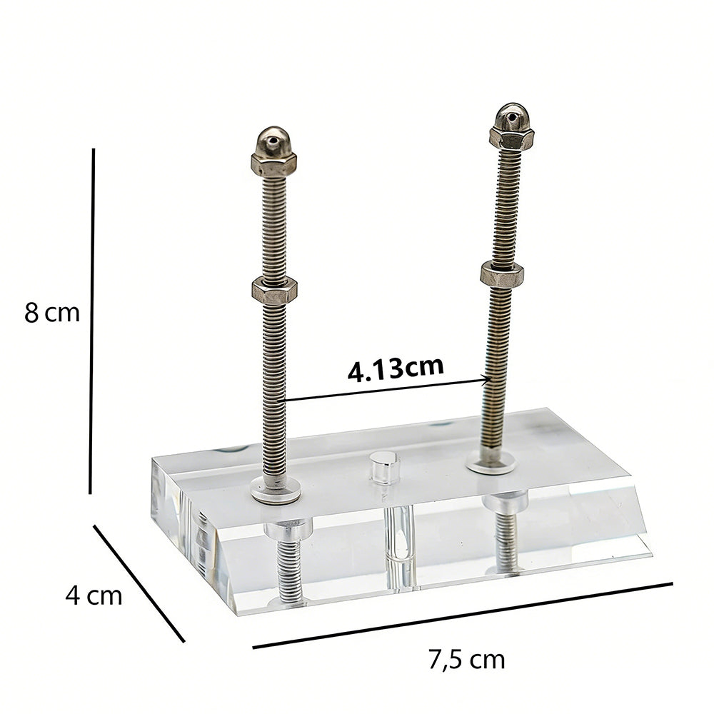 2 Pcs Acrylic Skateboard Wall Mount Display Holder for Skateboard Scooter Display