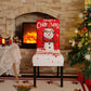 4Pcs Christmas Santa Chair Cover Decorations Xmas Chair Slipcover Creative Pattern