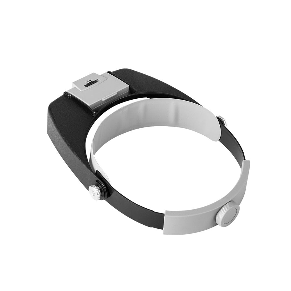 Magnifying Glass with LED Light Visor Head Loupe Headband Magnifier