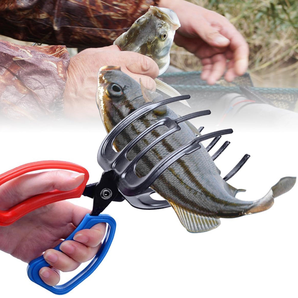 2Pcs Fishing Pliers Gripper Metal Fish Control Clamp Claw Tong Grip Forceps Tackle