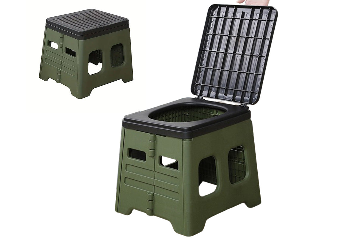 Portable Folding Toilet for Camping & Travel