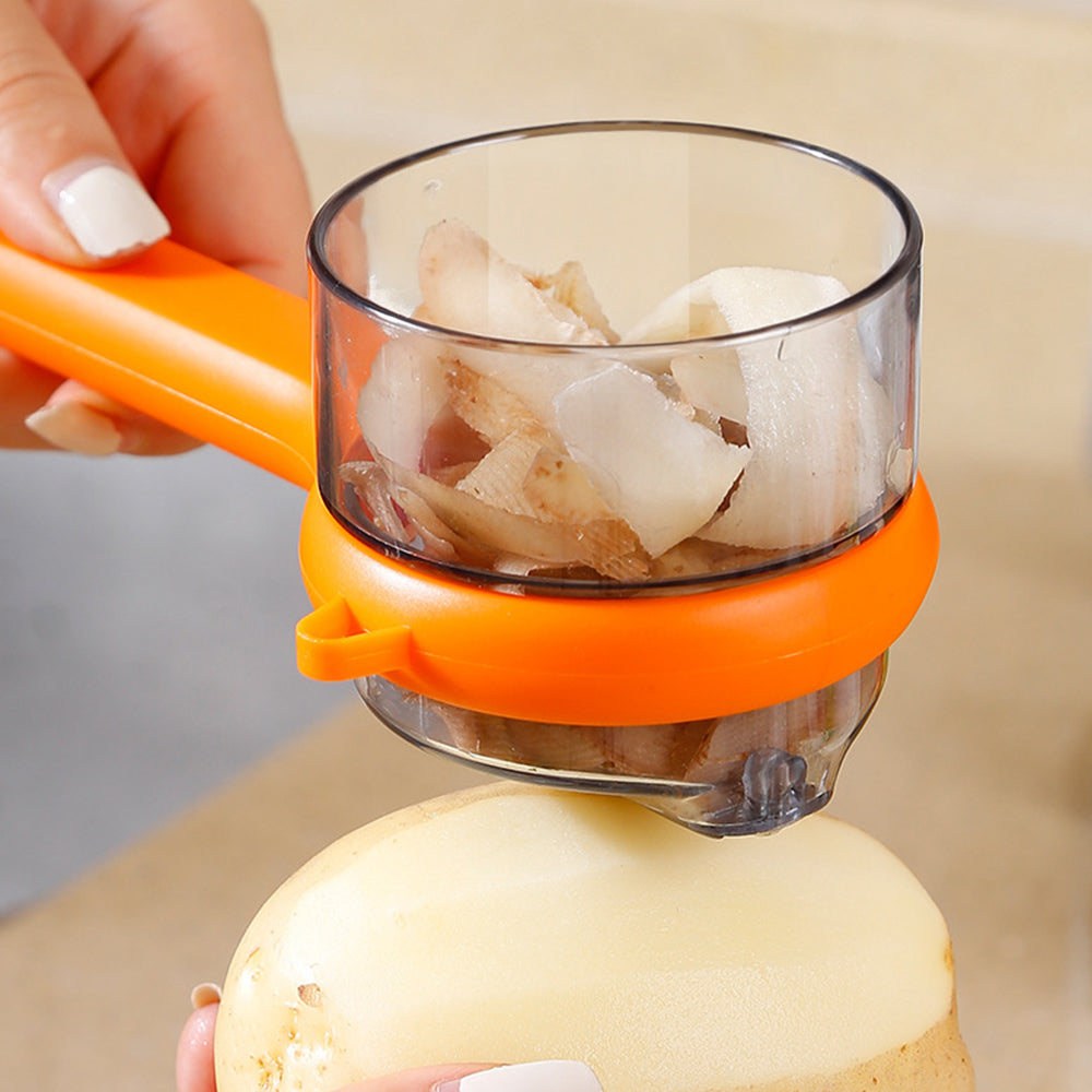 Multi-Functional Splash Proof Fruit Peeling Knife