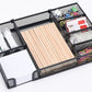 Desk Drawer Organizer Mesh Drawer Organizer Tray with 6 Adjustable Compartments