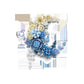 Moon Flower Building Blocks DIY Assembled Toy