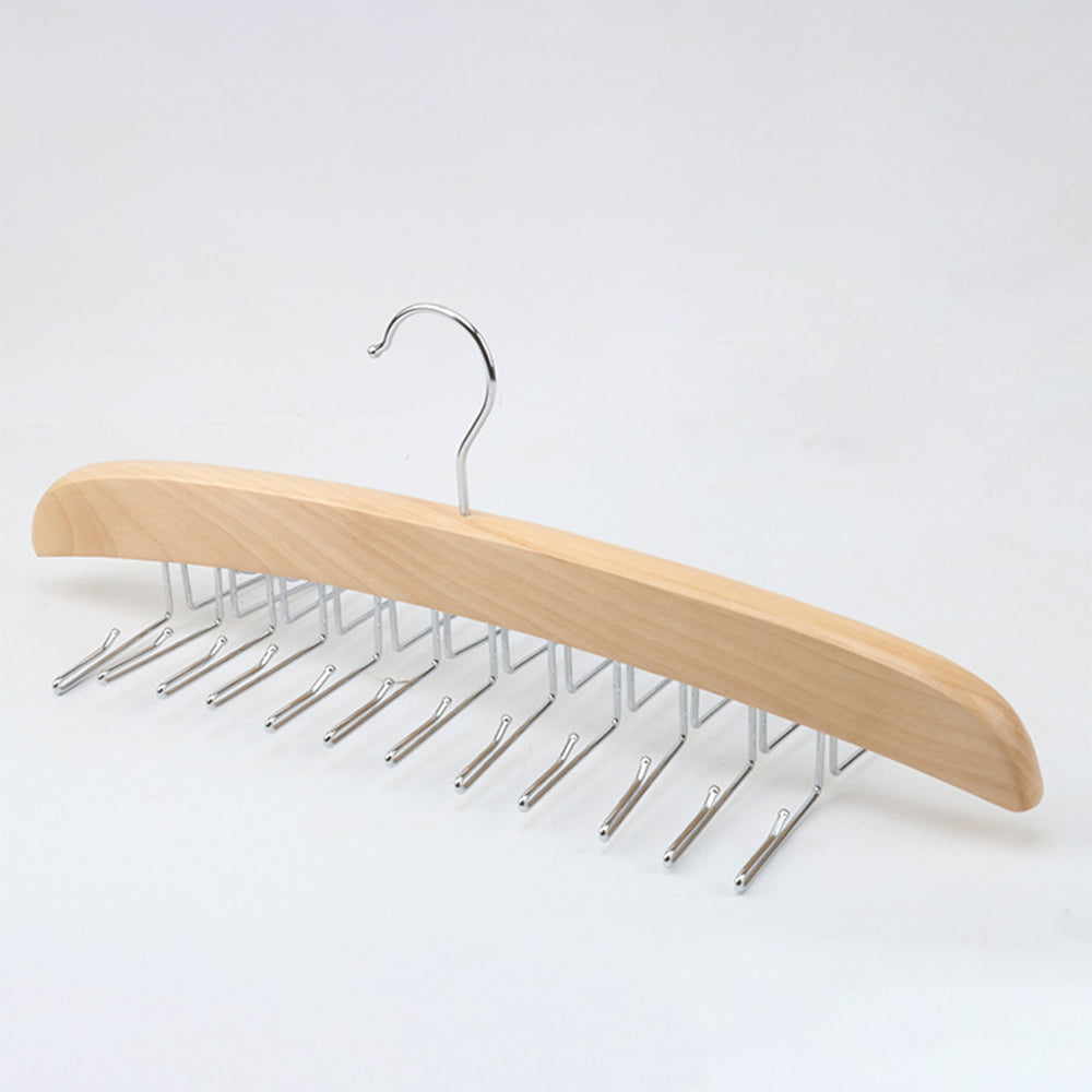 Tie Belt Scarf 24 Hooks Hanger Rack Clip Organiser Holder Storage